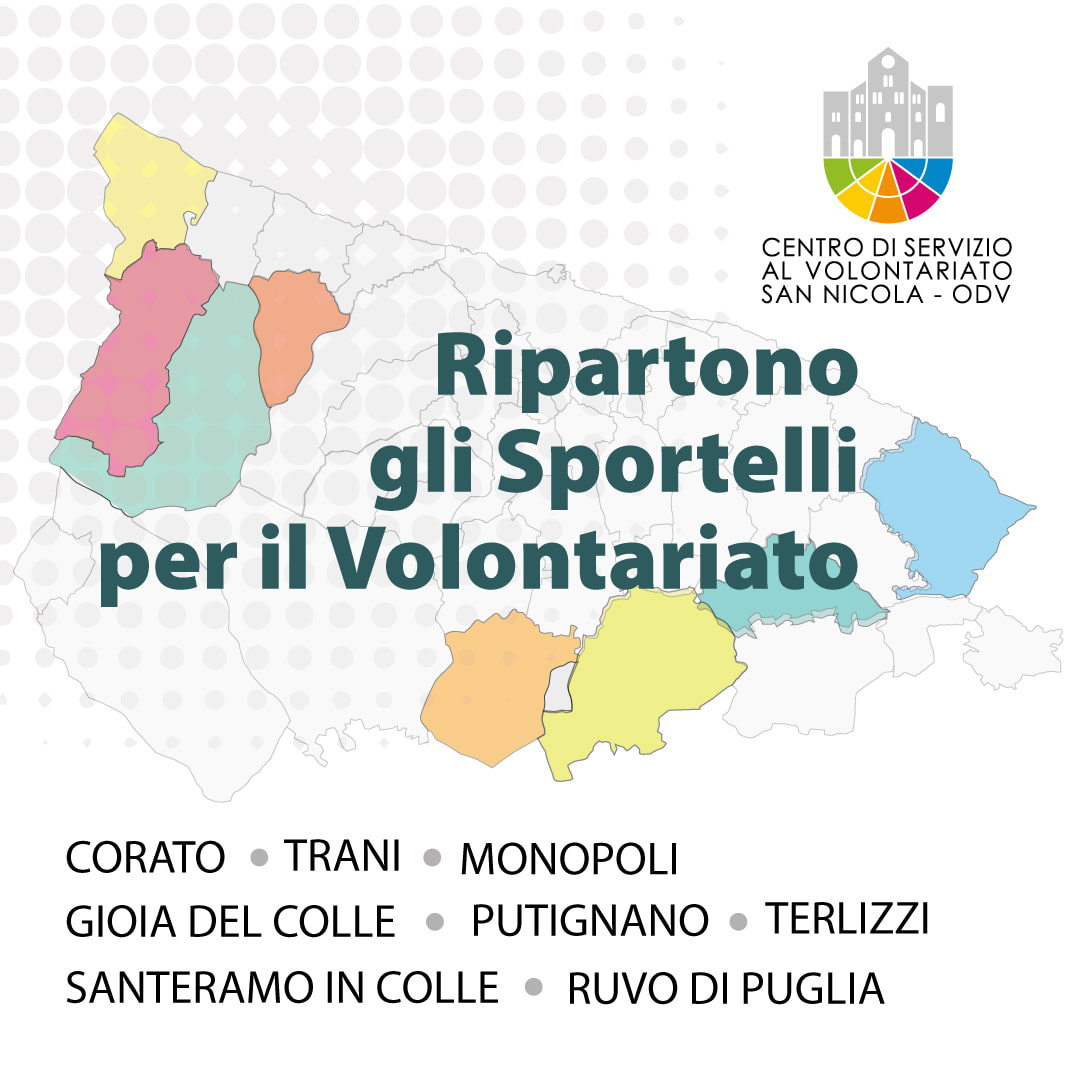 banner Sportelli per il Volontariato CSV San Nicola